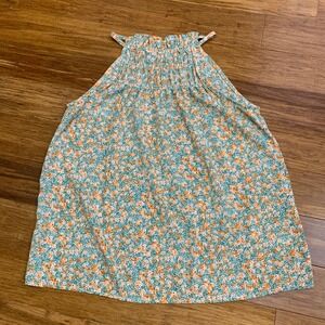 Staccato Floral Print Halter Top Sleeveless Blouse Size Small Womens‎ Summer